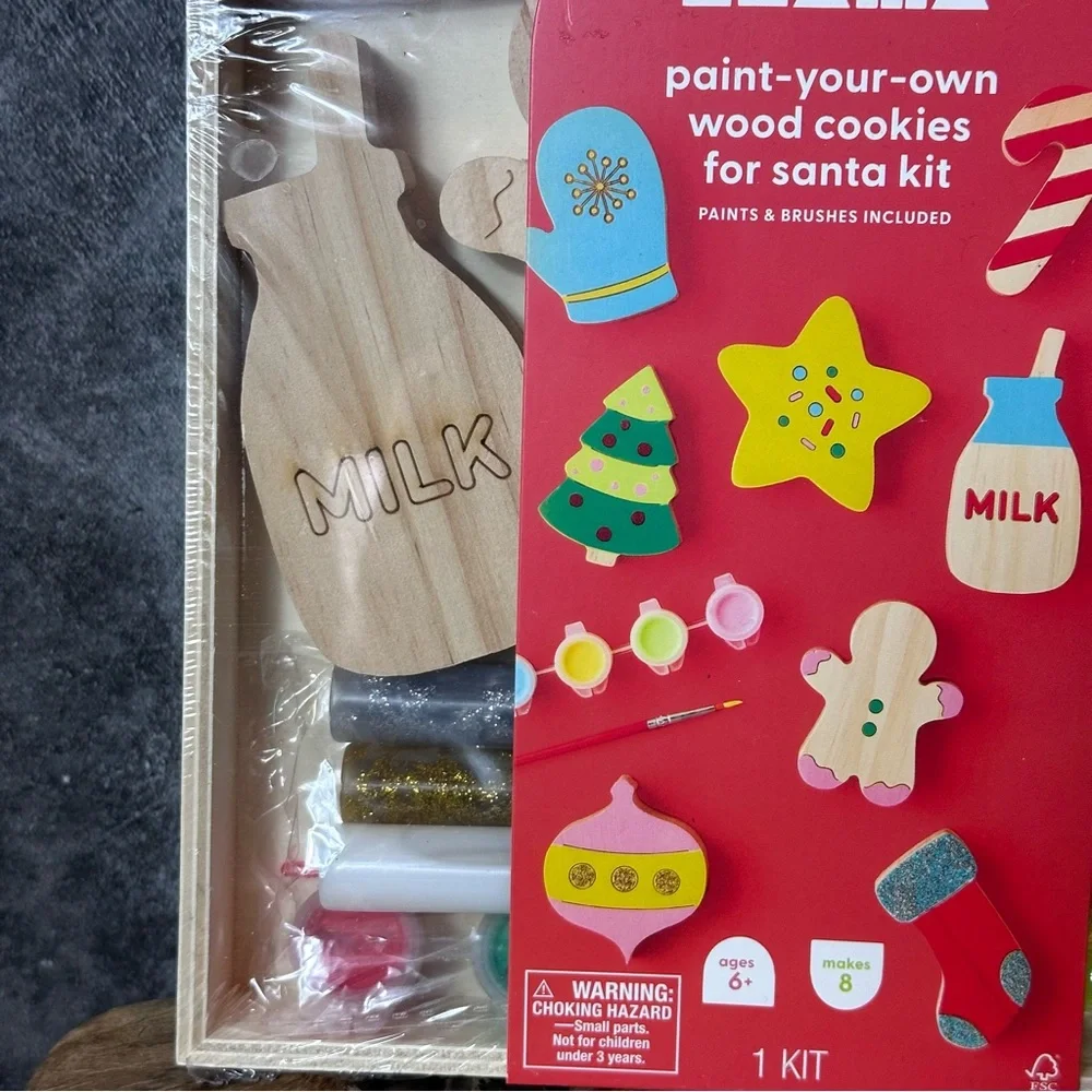 Target Mondo Llama Paint Your Own Wood Cookies for Santa